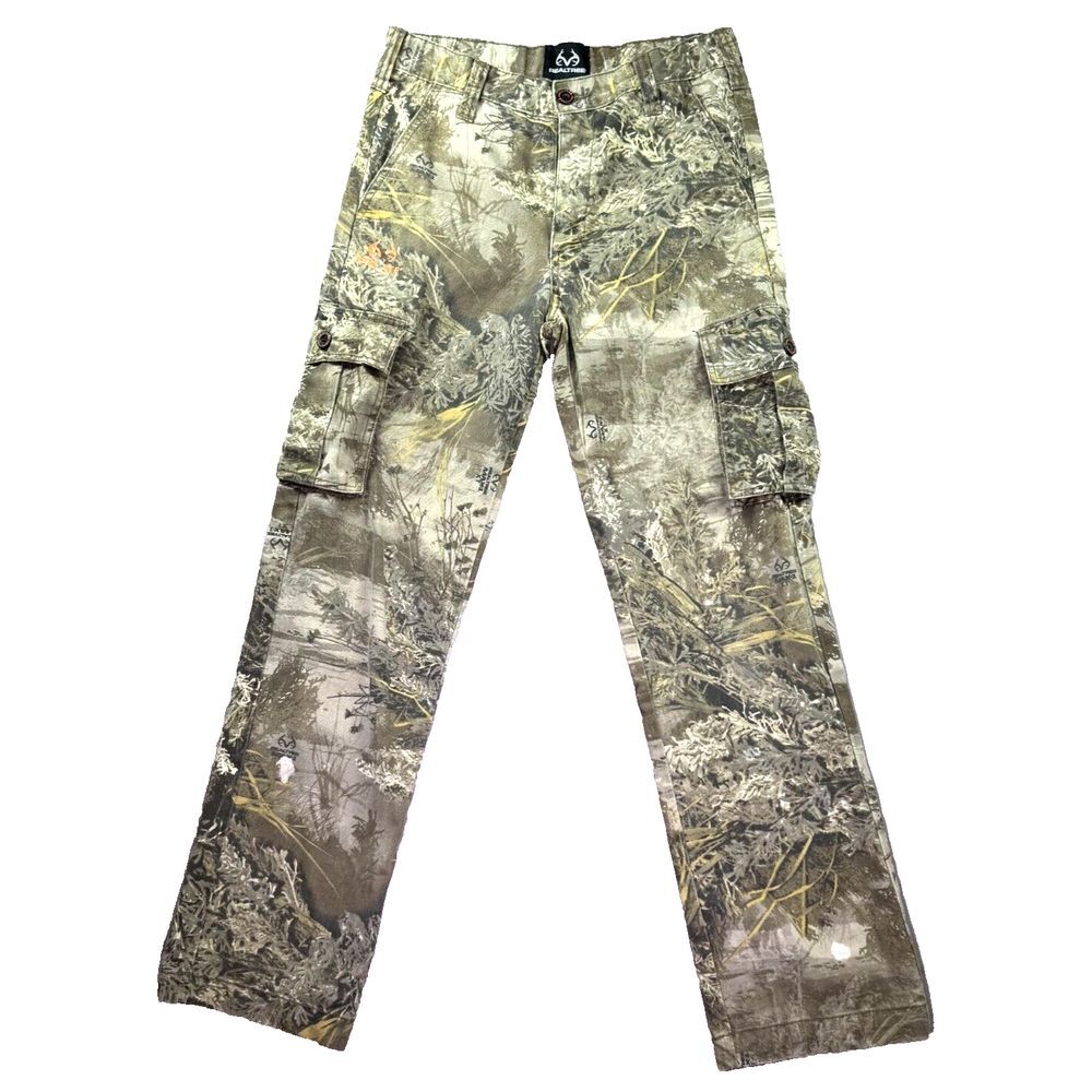Realtree Pants Womens 18 2XL Camo Scent Hunting Cargo Max-1 XT Buck Deer Pockets